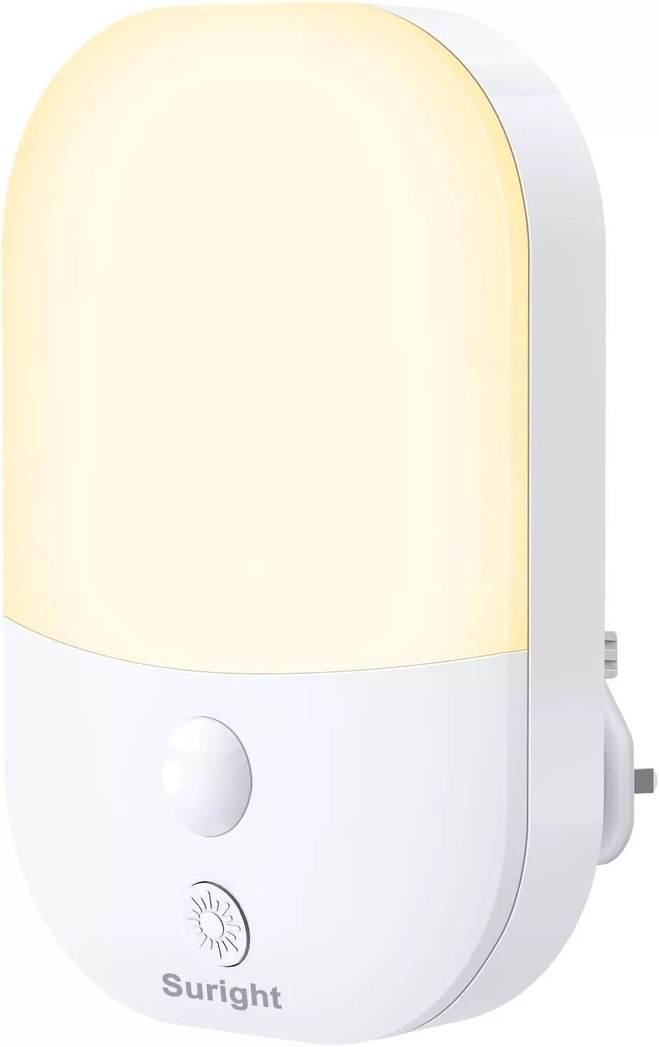 Product Image for Night Light Plug in Walls, Night Light with 5 Levels of Brightness and Dusk to Dawn Photocell Sensor, Night Light Kids for Children's Room, Stairs, Hallway, Bedrooms, Garage, Warm White