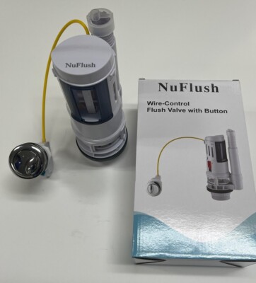 2.5-inch Dual Flush Valve with Cable activated Flush Button and adjustable Tube