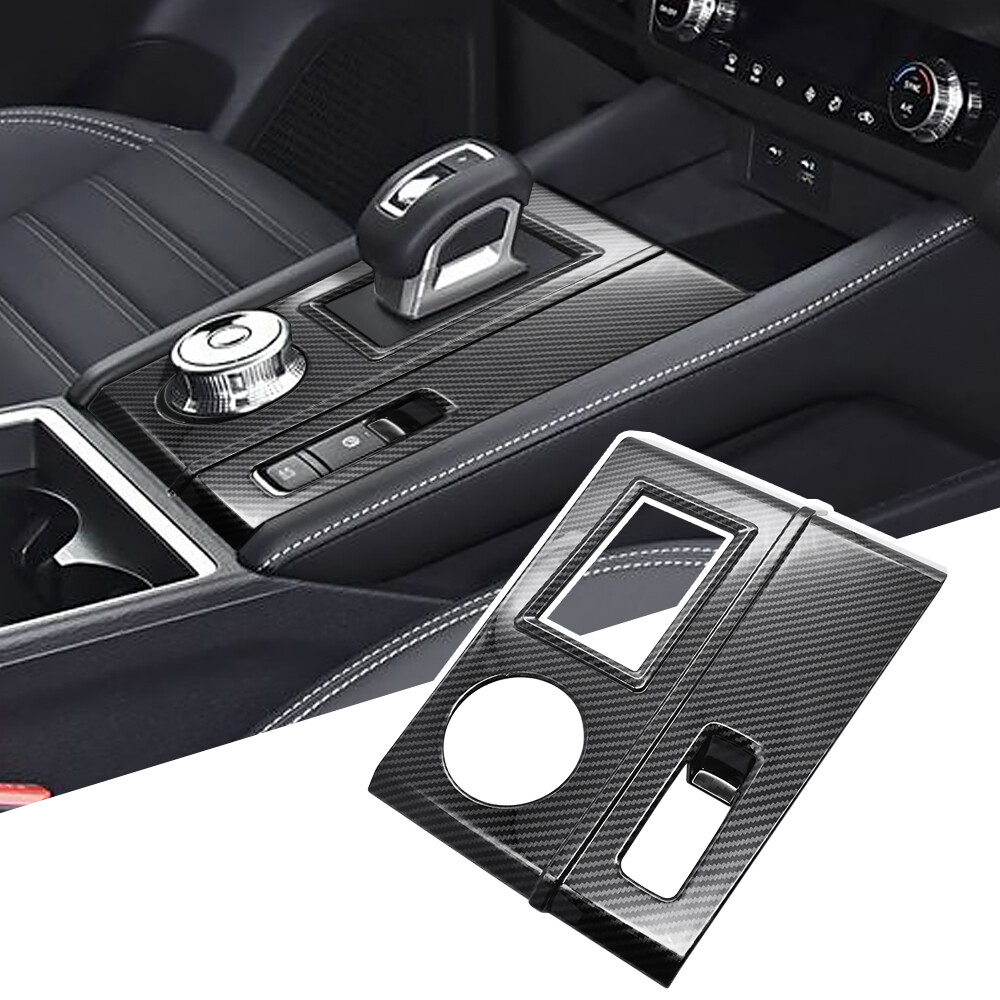 Carbon Fiber Fits 2022-2024 Mitsubishi Outlander ABS Gear Shift Panel Cover Trim