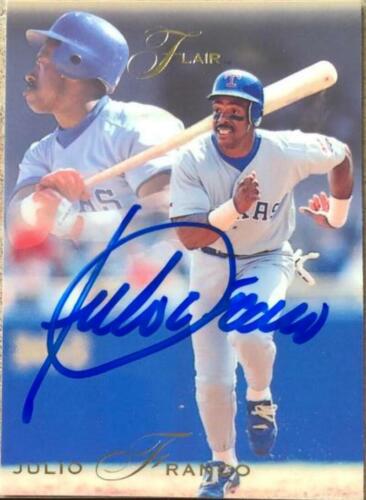 Julio Franco Autographed 1993 Flair #279 - Picture 1 of 1