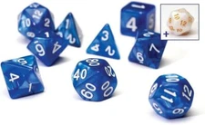 Sirius a Dice Pearl Blue Acrylic Dice Set, Game