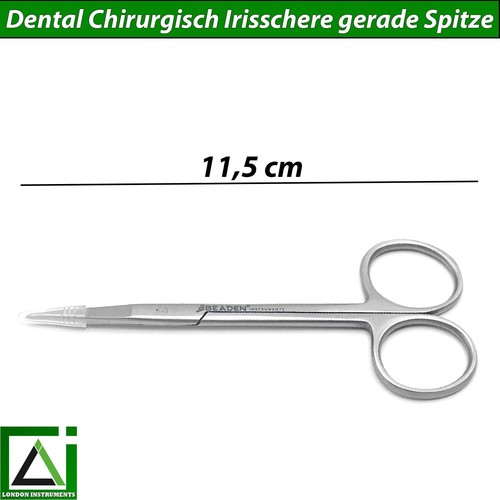 Dental Iris schere gerade Spitze, chirurgische Schere, Präparier scissor 5er-Set - Picture 4 of 6