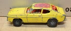 Vintage Corgi Juniors Whizzwheels Yellow Ford Capri Dragster #3396/69