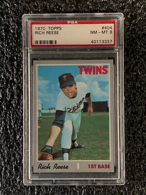 Cards Rich Rteese 1970 Topps Baseball #404 Rich Reese PSA 8 | eBay