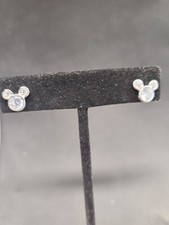 Mickey Mouse 3 Stone Earrings
