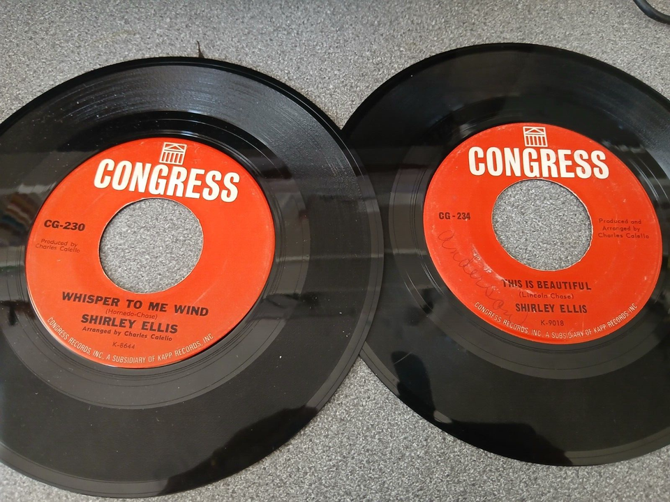 2 X SHIRLEY ELLIS CLAPPING / NAME GAME CONGRESS 1965 NORTHERN
