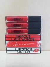 LIPSTICK QUEEN FAMOUS LAST WORDS MATTE LIP COLOR AU REVOIR 0.19 OZ BOXED (3 PC)
