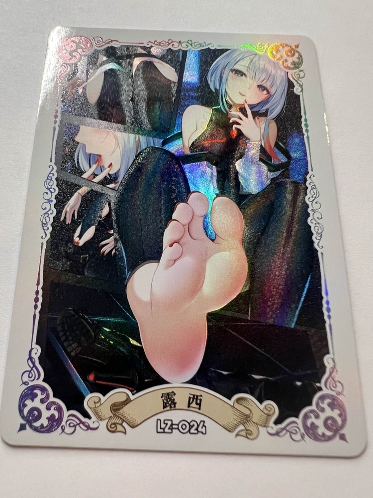 Lucy Cyberpunk Feet Sexy ACG Goddess Waifu Card Girl Holo Doujin