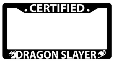 Black License Frame Certified Dragon Slayer Fairy Tail - 59