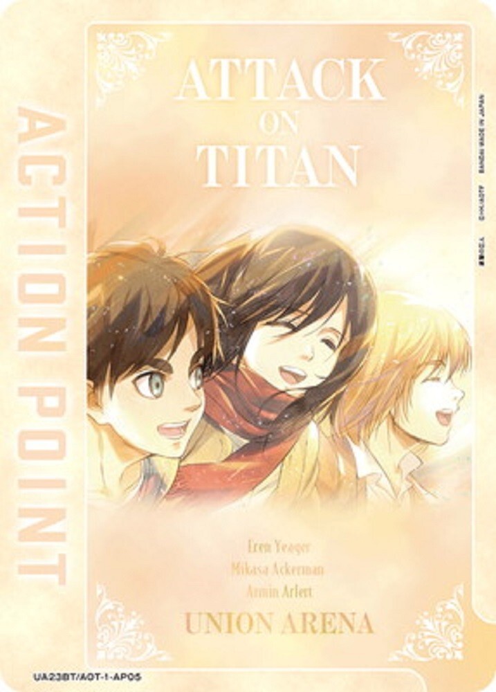 Union Arena Card Attack on Titan AP Action Point Rare Union Arena Card Attack on Titan AP Action Point Rare