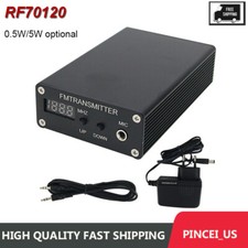 0.5W/5W Digital Wireless Headphone Stereo FM/MP3 Transmitter Audio Radio PLL