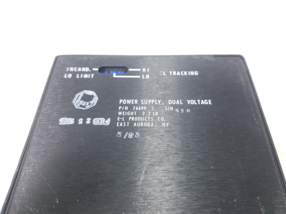 ？ Aviation Aircraft Part Dual Voltage Power Supply 76699 Free