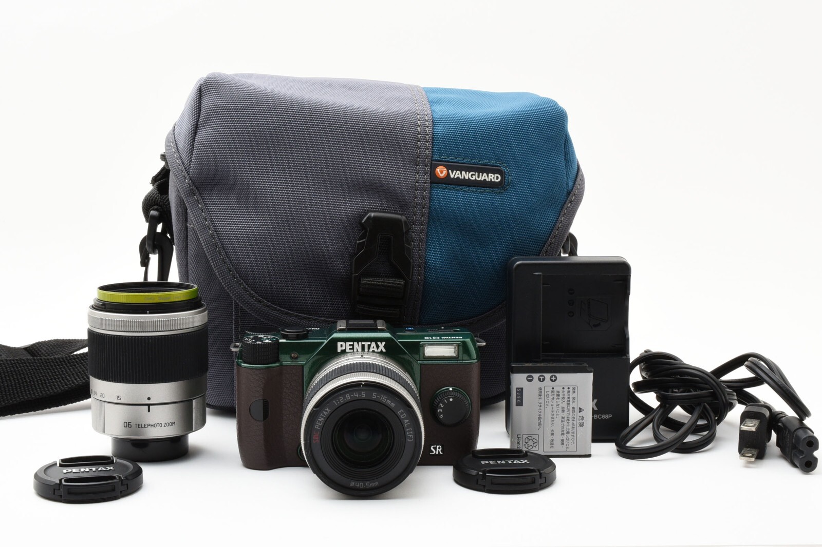 PENTAX Q10 Digital Camera [ 3583 shots ] & 2 Lenses Set (02 06) From JAPAN #2372