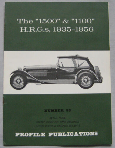 Profile Publications magazine Issue 58 featuring 1500 & 1100 HRG 1935-1956 - Picture 1 of 3