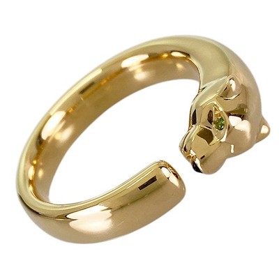 Cartier Panthere de cartier Yellow gold Onyx Tsavorite Garnet Ring