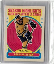 2021-22 O-Pee-Chee #595 David Pastrnak Retro