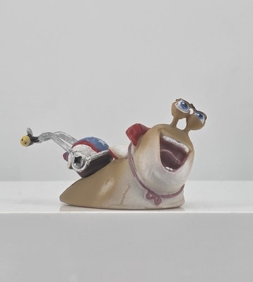 Dreamworks Turbo White Shadow Racing Snail Figur Comansi2013 DWA LLC selten