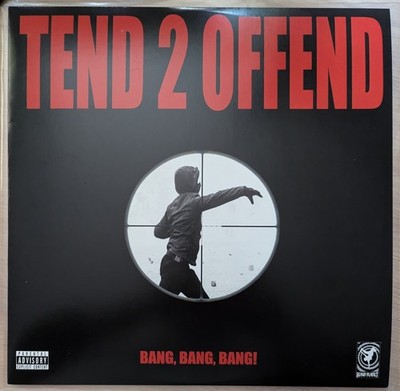 Tend 2 Offend - Bang Bang Bang! 12'' UK Hardcore Rap / Britcore 2025 Red Vinyl