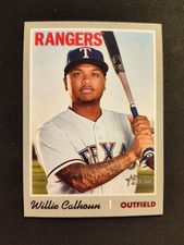 2019 Topps Heritage - Willie Calhoun #273 Texas Rangers 