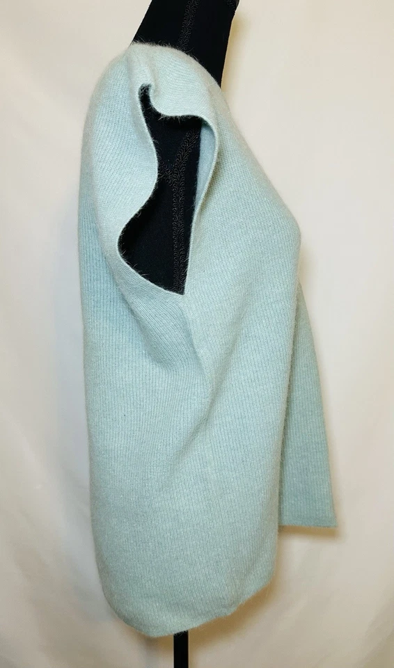 Винтажный Evan-Picone ягненка шерсти Angora кролика волос смесь без рукавов свитер жилет MED - Изображение 4 из 4