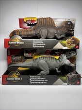 Jurassic World Rebirth Power Devour T-Rex  Spinosaurus Lot of 2 Mattel NEW