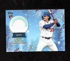 2023 Topps Holiday - James Outman Blue Metallic Holiday /99 Relic RC - Dodgers