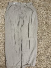 POLO RALPH LAUREN ANDREW PANT Vintage 90s Chinos Pleated Khaki 38x34 BAGGY