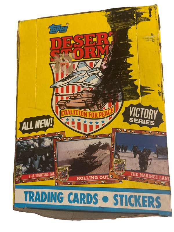 1991 Topps Desert Storm Trading Card 36ct Full Box Unopened Cards Victory Series