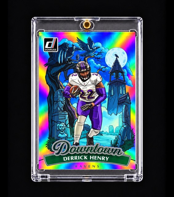 Derrick Henry Downtown 2025 Donruss True Downtown Jumbo Ravens Record Holde