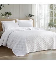 Bedsure Quilts King Size - Lightweight Bedspreads King Size with Basket Weave
