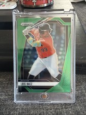 2025 Panini Prizm - Luis Baez, Luis Baez #208 Green Ice Prizm (RC)