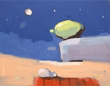 Surreal Landscape Oil Painting One of a Kind Aldo Cherres Art