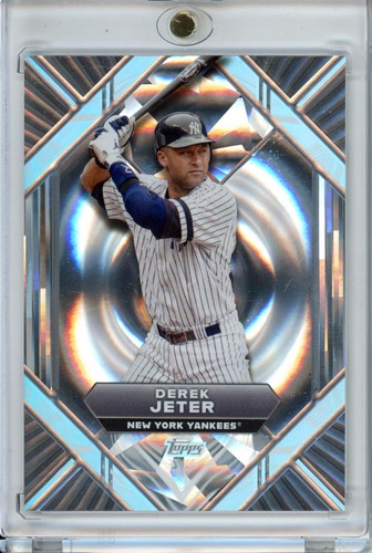 Derek Jeter #LS-4 — 2025 Topps Diamond Icons Liquid Silver baseball card