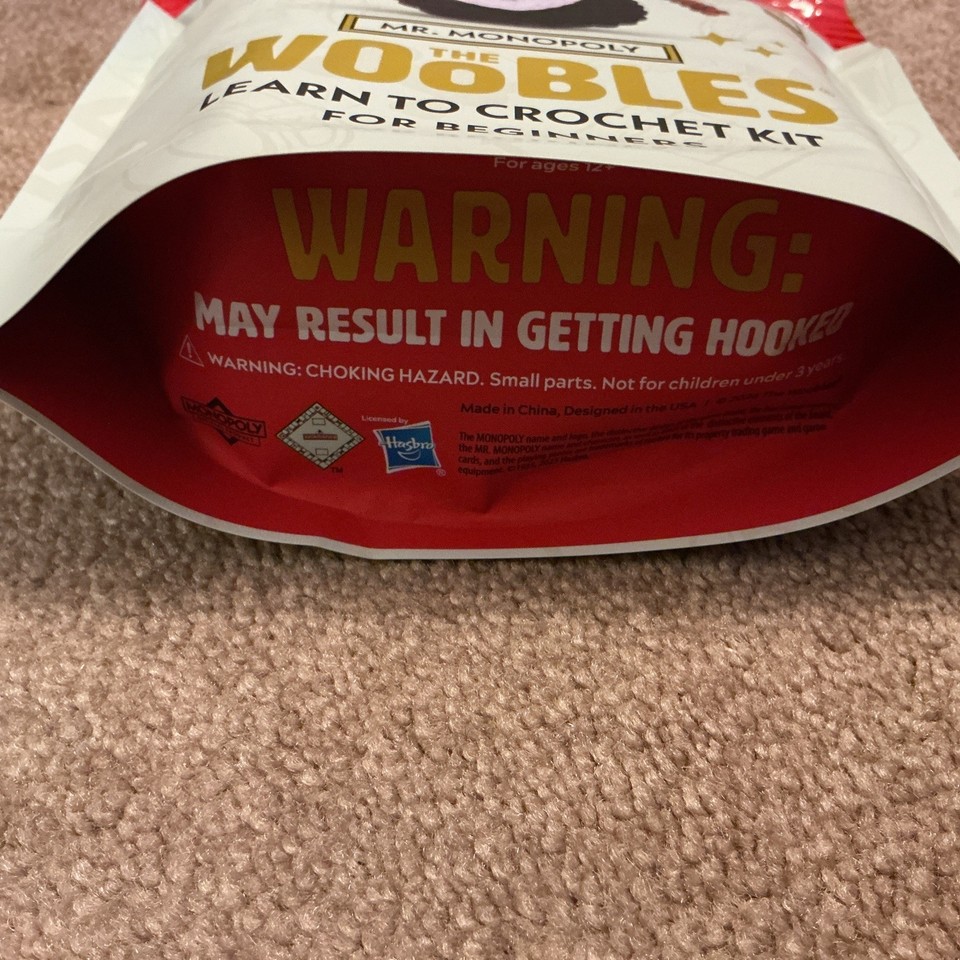 The Woobles Mr. Monopoly Learn to Crochet Kit 2026 McDonalds Prize | eBay
