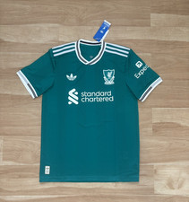 Adidas Liverpool (SIZE M) 2025/26 Away Player Jersey Teal Green With Tags!!!