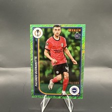 2023-24 Topps Merlin UEFA CC Facundo Buonanotte Green Refractor /299 RC Brighton