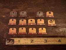 Set of  13 Eastern Express 10k G/F Safe Driver Trucking Charms