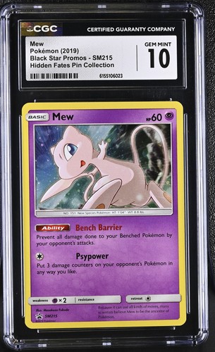 Mew graded CGC 10 for sale on eBay