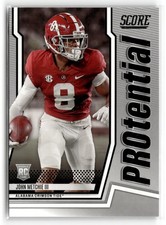 John Metchie III 2022 Score PROtential Alabama Crimson Tide #P-JM