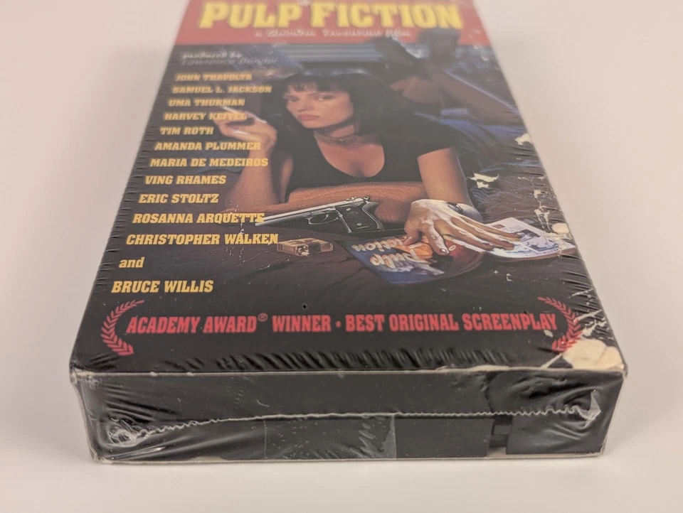 PULP FICTION - VHS - RARO Canadá 1er año sellado de fábrica ⬅️🔥🔥 Foto 3 de 4