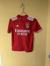BENFICA 2021/2022 HOME FOOTBALL SHIRT JERSEY ADIDAS SIZE S Boys