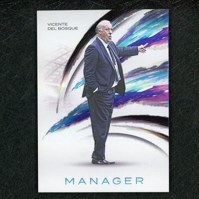 2026 Futera Incredible Vicente Del Bosque Manager Blue 22/27 Spain 65136