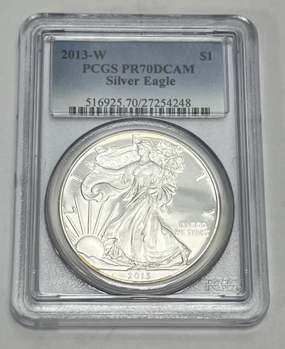 2013-W $1 American Silver Eagle Proof PCGS PR70 DCAM