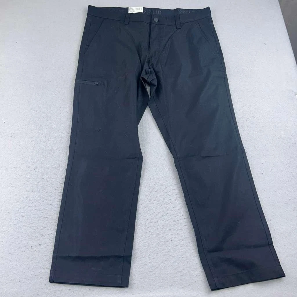 Copper Oak Pants Mens 38X30 Black Straight Leg Lightweight NWT