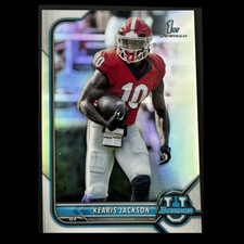 Kearis Jackson Rookie #27 2021 Bowman University Georgia Bulldogs Football Card