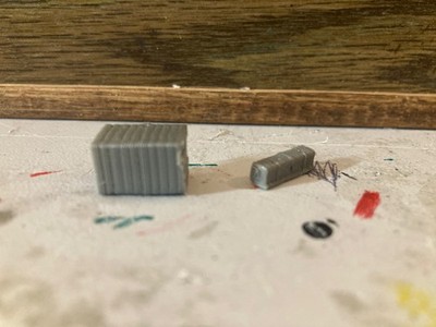 164 scale 3-D printed suitcase weight set