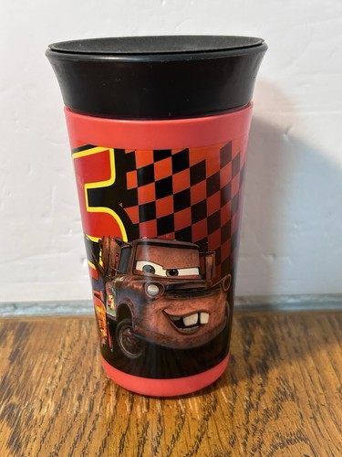 The First Years Disney Baby Simply Spoutless Cup Cars Lightning McQueen Mater - Picture 2 of 14
