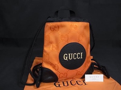 バッグ GUCCI back Gucci Off The Grid Drawstring Backpack Daypack Nylon Leather