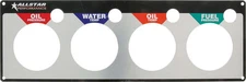 Allstar Performance ALL80128 Gauge Panel Face Plate - Fuel Pressure / Oil