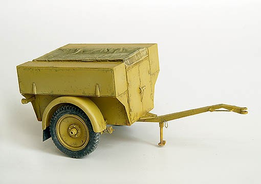 Remorque militaire allemande SD AH 54 à monter pour enrichir vos scènes de guerre